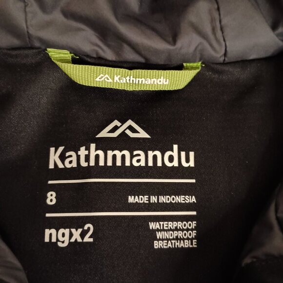 Kathmandu NGX2 Waterproof Black Rain Coat Women’s Size M EUC - Picture 10 of 16